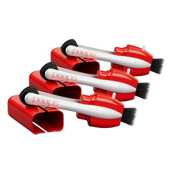 Limpiador de gafas CarbonKlean Peeps para anteojos, paquete de 3