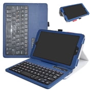 Labanema 8.0" LG G Pad X II 8.0 PLUS V530 Bluetooth Keyboard Case, PU Leather Folio Stand Protective Case, Cover for 8.0" LG G Pad X II 8.0 PLUS V530 (Blue)