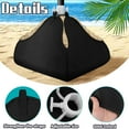thumbnail image 3 of 1 Ensemble Sac de Sable Remplissable en Toile Oxford 600D avec Base de Parasol, Poids, Support Robuste, Ancre, 3 of 6
