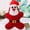Red, variant on YUTK Christmas Tree Christmas Decorations Compositional and Cute Christmas Dog Toy Speaker Plush Doll Comfortable Fabric Toy Cute Doll Pet Toy Very Amusement for Teenagers to Play(Red)