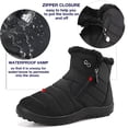 thumbnail image 5 of Ecetana Snow Boots for Women Waterproof Warm Ankle Boots Non‑Slip Lightweight Outdoor Winter Boots with Side Zipper, 5 of 7