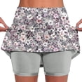 thumbnail image 2 of Plus Size Casual Shorts Women JIANLAI Inner Shorts Spring Summer Athletic Running Skirt Gym Yoga Outfit (S-3XL) Gray, 2 of 5