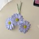 thumbnail image 4 of CaiYueKe Artificial Chrysanthemum Flower Bouquet 3 Stems Fake Flowers Silk Flower Arrangement for Wedding Photography Home Table Decor Vase Filler Centerpiece Party Decoration, 4 of 8