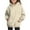 Beige, variant on Kids Hooded Sweatshirt with Playful Dot Print Cozy Pullover Long Sleeve Casual Top for Boys and Girls Youth Hoodie