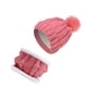 thumbnail image 2 of Minnieouse Gorros de invierno para mujer, gorros decorativos a la moda, gorro grueso, bufanda, conjunto de punto, cuello de estilo de piezas Type7 NO7, 2 of 6