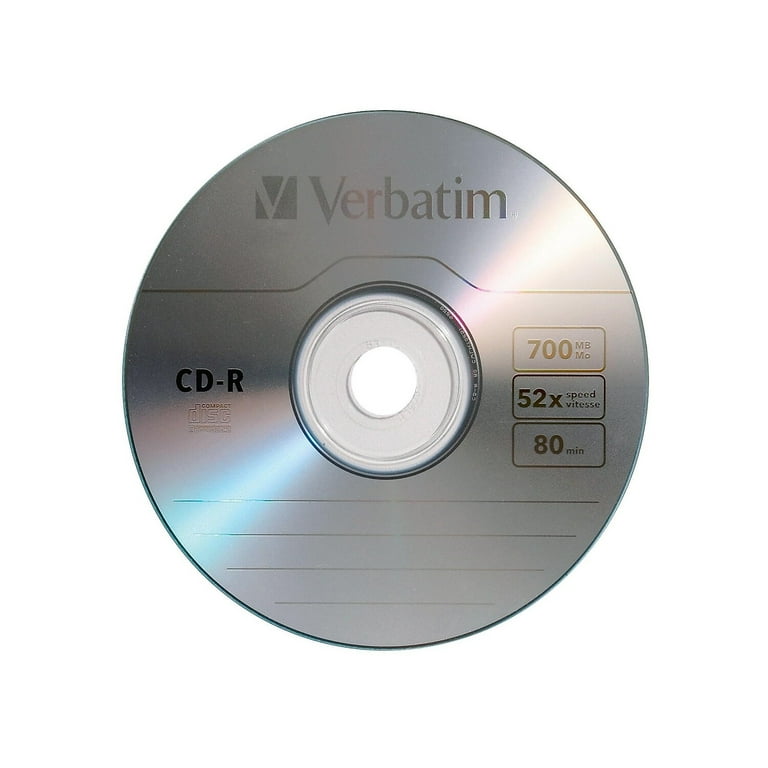 Verbatim CD-R Discs - 700MB/80min - 100 Pack Spindle 
