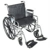 Chrome Sport 18-in Wheelchair- Fixed Arms- Legrests