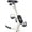 White, variant on Hit Notion Upright Training X-Bike With Magnetic Resistance - Exercise Cycling Bicycle For Cardiac Aerobic Exercise, Pink - Keep Fit At Work Or Home - 8 Gears - Digital Display - Arm Rest - Non-Slip Pedals