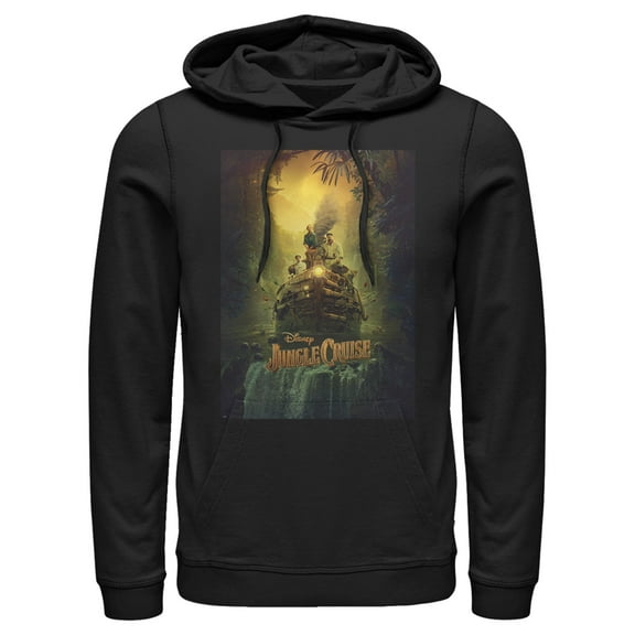 Men's Jungle Cruise Movie Poster  Pull Over Hoodie Black 3X Large