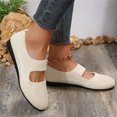 thumbnail image 4 of Vedolay Sneakers Sneakers For Women Wide Width Fashion Flat Shoes Classic Leisure Shoes,Beige 37, 4 of 5