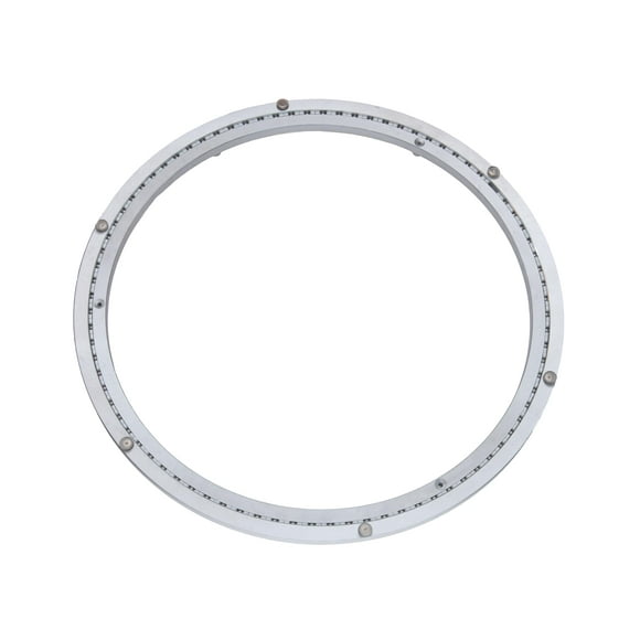 Dailydanny Aluminum Heavy Duty Lazy Susan Rotating Turntable Bearing Swivel Plate Hardware for Dining-Table (24 inch (16mm))