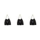 thumbnail image 3 of Jumpingount Bolso de hombro con cadena de alta capacidad y de moda para mujer Bolso con cadena de hombro Bolsos de lujo Negro (cadena de oro) Type1 NO1, 3 of 6