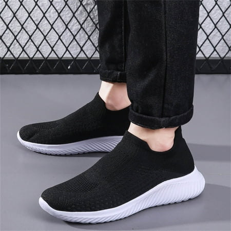 

WOXINDA Men Solid Color Mesh Casual Shoes Comfortable Breathable Soft Sole Sneakers