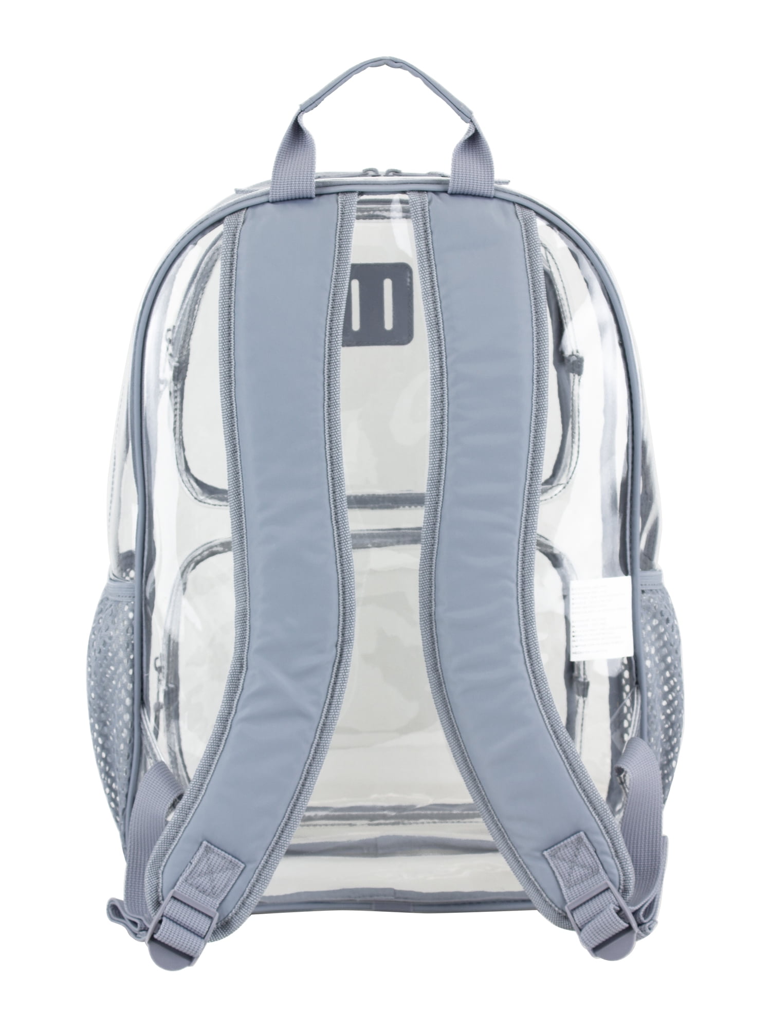 Eastsport Unisex Primo Clear 16" Backpack, Cool Grey
