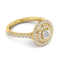 thumbnail image 2 of 3/4ctw Diamond Halo Engagement Ring in 10k  Yellow Gold, 2 of 4
