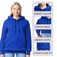 thumbnail image 2 of Gildan Unisex Hammer Maxweight Hooded Sweatshirt 75/25 Cotton/Polyester Fleece Pullover Essential Cozy Hoodie (Garnet, 4XL), 2 of 6