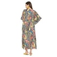 thumbnail image 4 of Oussum Women Plus Size Kaftan Dresses for Ladies Kimono Sleeve Caftan Long Maxi Kaftans Online, 4 of 9