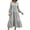 Gray_070, variant on CIENVNSTG Summer Dresses for Women 2026 Vacation Long Sleeve Maxi Dress V Neck Button Down Flowy Tiered Ruffle Shirt Dress Summer Casual Long Dresses Green L