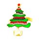 thumbnail image 1 of Hebilla de servilleta Anillo de Navidad Juego de árbol de Navidad Alce Copo de nieve de metal Hebilla de servilleta Anillo de metal Anillo de tela, 1 of 6