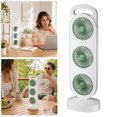 thumbnail image 6 of Leeye Triple Head Standing Fan, Rechargeable Portable Floor Fan with Dual Head Separate Control, 3-Speed Lightweight Personal Fan for Indoor Outdoor Travel, A, One Size,, 6 of 8