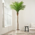 thumbnail image 3 of OLIVIVI Faux Palm Tree 9FT Tall Faux Artificial Plant for Home Office Decor Indoor Outdoor Fake Lifelike Potted Tree with Wood Branches 1 pack, 3 of 14