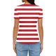 thumbnail image 5 of Xuyuer Print Fitted Pencil Top - Women's Casual Unstructured Round Neck Short Sleeve Shirt Matching Set for Office Chic Ensembles, Dinner Date Nights & Modern Separates Wardrobe Styling, 5 of 5