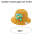 thumbnail image 2 of Gorros de pescador de invierno para niños, ala plegable de piel sintética para niñas y niños, 2 of 5
