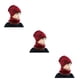 thumbnail image 5 of Minnieouse Sombrero de invierno para niños, forro polar a prueba de viento, interior, pañuelo para el cuello, calentador de cuello, protección rojo 3piezas, 5 of 6