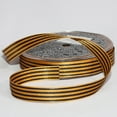 thumbnail image 2 of The Ribbon People Black and Gold Stripe Craft Ribbon 0.50" x 162 Yards, 2 of 2