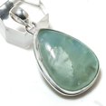 thumbnail image 2 of Natural Aquamarine Gemstone Handmade 925 Sterling Silver Pendant 1.89", 2 of 2