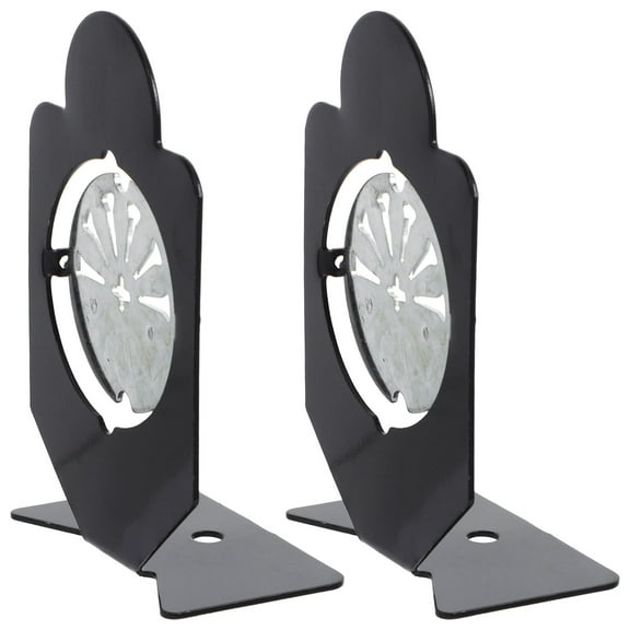 DEEPCRAFF 2Pcs Compact Rotating Metal Target Board for Outdoor Shooting Training