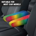 thumbnail image 3 of Yuyamidu Rainbow Auto Seat Arm Rest Cover Reusable Car Front Seat Armrest Decorative Cover Fashion Arm Rest Protector Accessories for Cars Trucks Sedans, 3 of 7