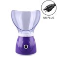thumbnail image 1 of Vaporizador facial, rociador de niebla humectante para la piel, poros faciales, limpiador profundo, vapor térmico, enchufe de EE. UU., Morado, 110 V Advancent CE1757-01B, 1 of 6