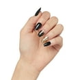 thumbnail image 2 of KISS Voguish Fantasy 'Hush Rush' Fake Nails, Black, Short Length, Almond Shaped, 31 Ct., 2 of 7
