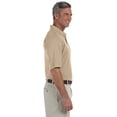 thumbnail image 2 of Harriton M200 Mens 6 oz. Ringspun Cotton Pique Short-Sleeve Polo, 3XL, STONE, 2 of 3