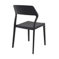 thumbnail image 6 of Compamia Snow Dining Chair Black, Set of 2, 6 of 7