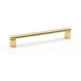 thumbnail image 2 of Alno A430-6 Vogue 6" Center To Center Modern Solid Brass Cabinet Handle / Drawer Pull -, 2 of 5