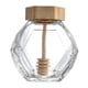 thumbnail image 5 of Tarro de Miel, Recipiente para Miel, Dispensador de Miel, Plato de Miel de Colmena Transparente, Accesorios de Cocina con Gotero Y Tapa de Madera Tapa de madera de 200 ml. Soledad tarro de miel, 5 of 9