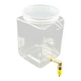thumbnail image 4 of Automatic Bird Water Dispenser Cage Parrot Quail Transparent Large Capacity Copper for Small Birds Macaw, 4 of 9