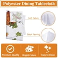 thumbnail image 3 of Thanksgiving Harvest Pumpkin Rectangle Tablecloth 60x84 Inch, Autumn Maple Leaves Buffalo Plaid Check Decorative Table Cloth Dining Table Cover, Fall Farmhouse Dinner Party Picnic Decoration, 3 of 6