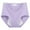 Purple, variant on Xihbxyly Women's Period Underwear High Waisted Postpartum Menstrual Panties Large Solid Color Leak Proof Menstrual Underwear