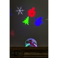 thumbnail image 3 of Evergreen LED Snowman Pillar Table Decor with Projected Icons, 3 of 4