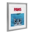 thumbnail image 4 of Stupell Industries Paws Cat Movie Parody Gray Framed Print Under Glass design by Angie Rozelaar, 16 x 16, 4 of 10