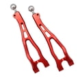 thumbnail image 1 of Piezas de mejora para brazos oscilantes inferiores delanteros de metal. Reemplaza piezas de mejora para ARRMA. rojo, 1 of 4