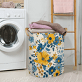 thumbnail image 2 of Qzaxky Wildflowers Spring Laundry Basket Organizer Foldable Tall Large Laundry Basket Collapsible Folding Laundry Basket Dirty Clothes Fabric, 2 of 7