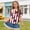Multicolor aa, variant on Girls' Patriotic Off-Shoulder Print Short Sleeve T-Shirt, Cute Flag and Wave Design Casual Top, Breathable Loose Fit Tee for Holiday Celebrations and Summer Fun Multicolor ah 9 Years