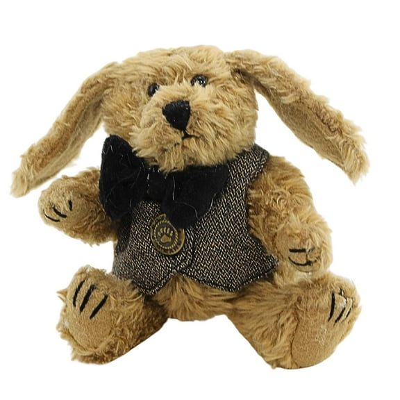 Boyds Bears Plush 5.50In Indy With Bow Tie, Fabric, Puppy Dog Vest Archive 9175712