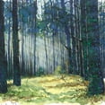 thumbnail image 2 of Atelier B Art Studio 15x15 White Modern Wood Framed Museum Art Print Titled - GLOW, 2 of 4