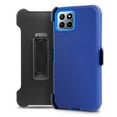 thumbnail image 5 of For Boost Celero 5G Plus (7 inch) Heavy Duty Multi Layers 360 Degree Holster Belt Clip Case Cover with Built in Screen - Blue, 5 of 9