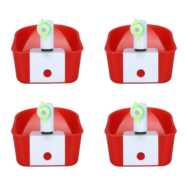 Automatic Poultry Fount, Plastic Waterer Bowl Universal With Grooves For Farm